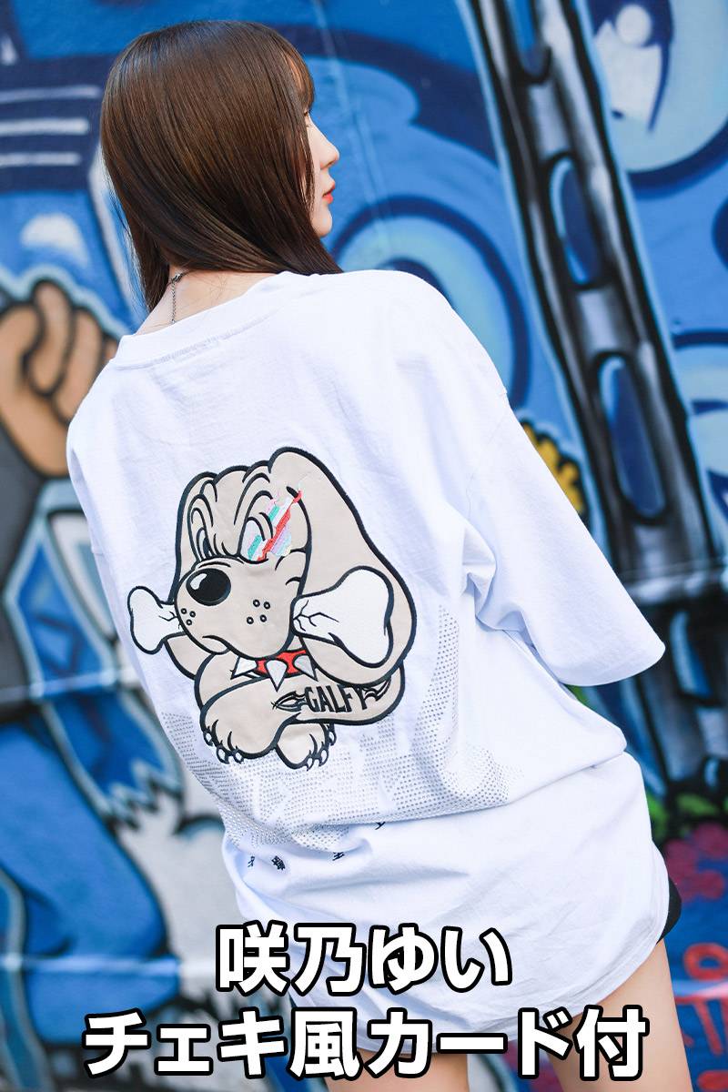 【予約商品】咲乃ゆいチェキ風カード付 UtaGe!×GALFY×ゲキクロ・コラボ 宴のギラギラTシャツ