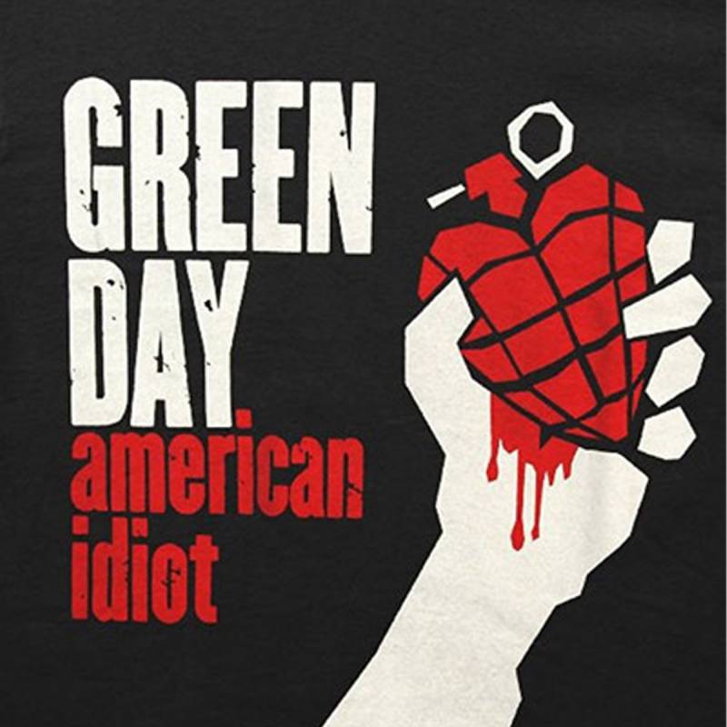 GREEN DAY バンドTシャツ2004 american idiot 期　黒 GREEN DAY American Idiot Black T-shirt / ロックファッション