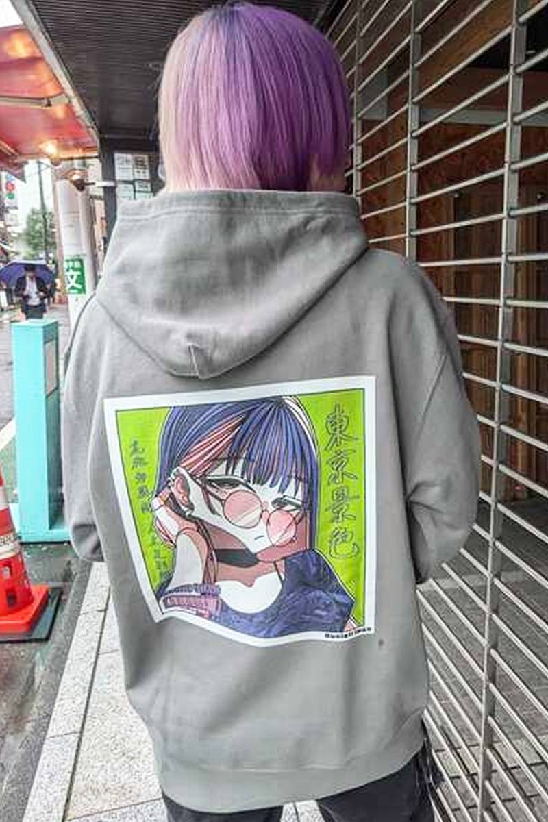 SCENE TOKYO(シーントウキョウ) 情景 hoodie STONE GREEN