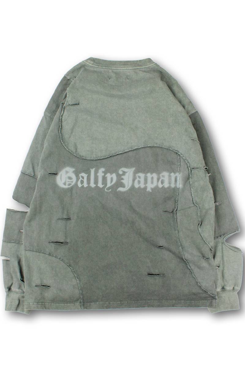 GALFY (ガルフィー) ツギハギゾンビロンTee - Black / ロック GALFY (ガルフィー) ツギハギゾンビロンTee - Black / ロック