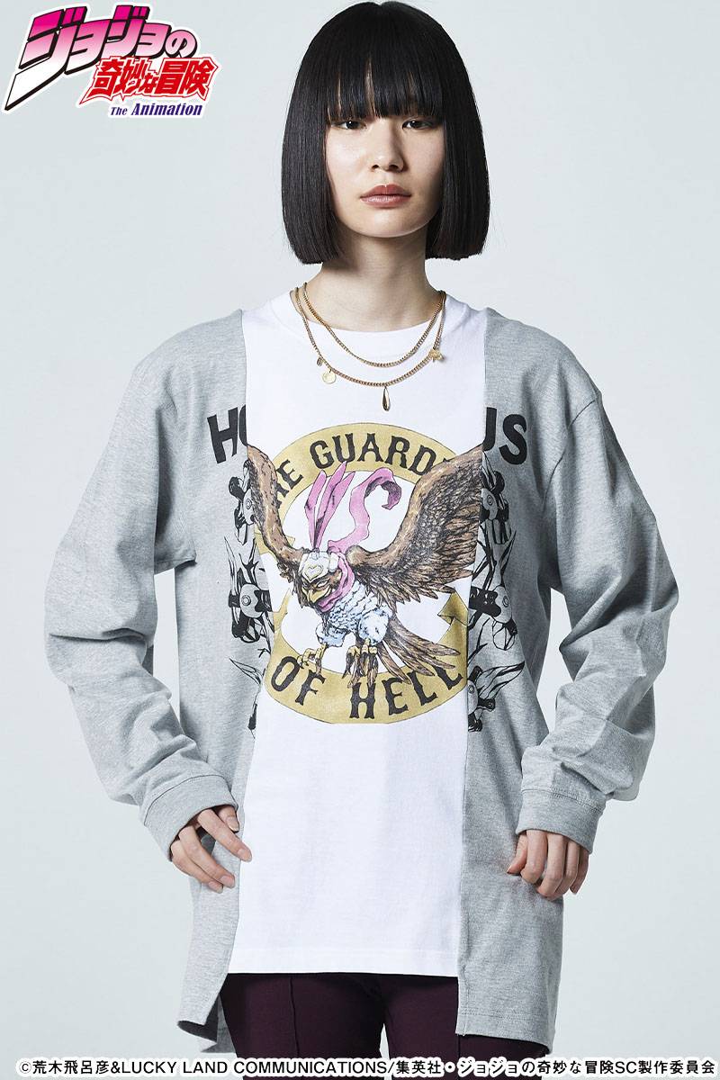 【予約商品】ジョジョの奇妙な冒険xglamb(グラム) Pet Shop Cutsew Gray