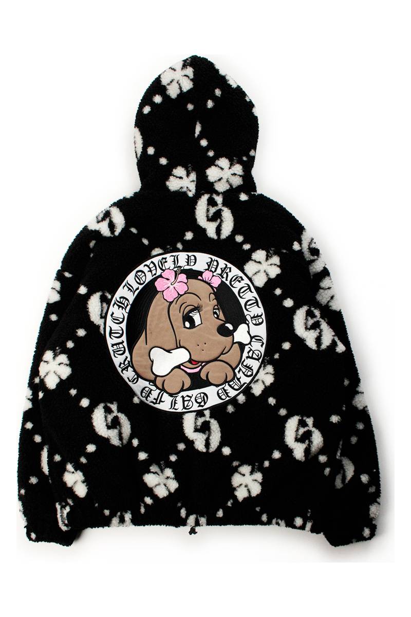 【予約商品】GALFY（ガルフィー）紋紋GALボアブルゾン - BLACK