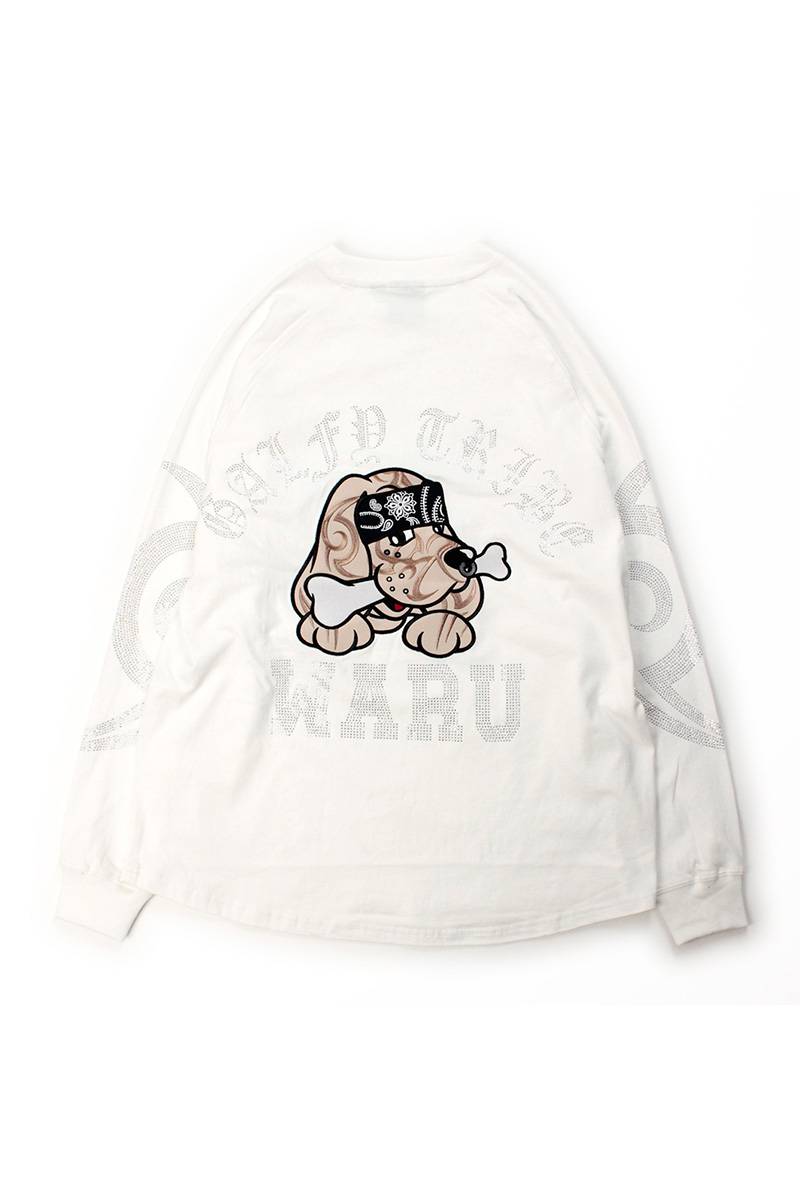 【予約商品】GALFY（ガルフィー）ピカピカ族ロンTEE - O.WHITE