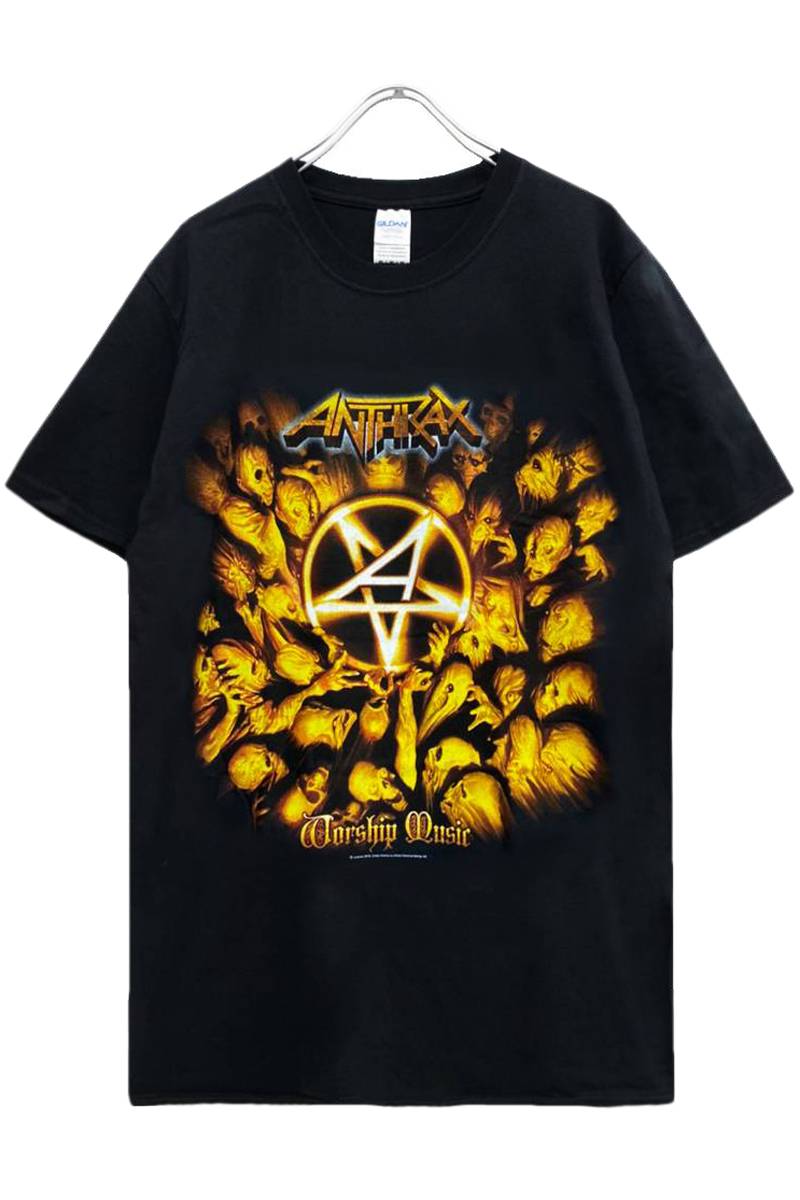 Desværre Bageri indre ロックファッション、バンドTシャツ のGEKIROCK CLOTHING / ANTHRAX WORSHIP MUSIC T-Shirt