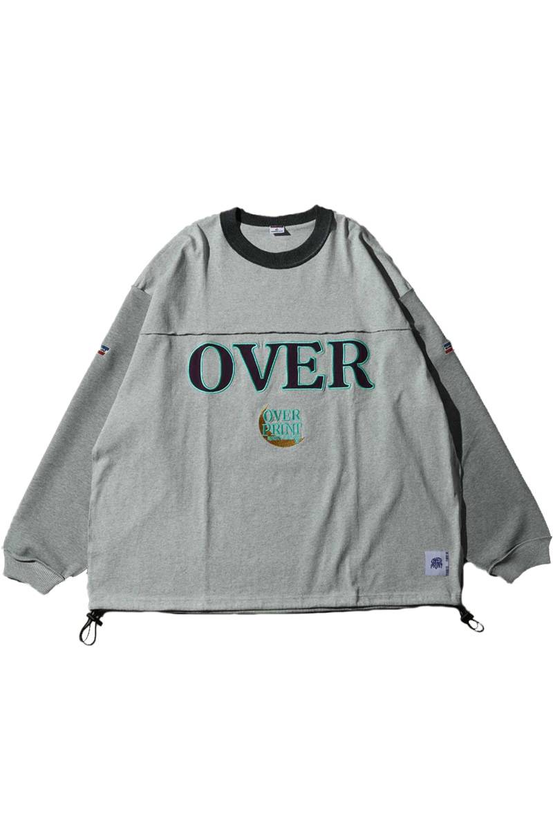 over print (オーバープリント) GAME OVER SHIRTS - Ash Heather Gray