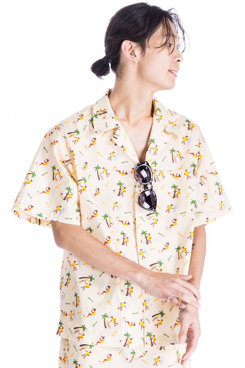 HEDWiNG (ヘドウィグ) Hau' oli Shirt / Sunset yellow