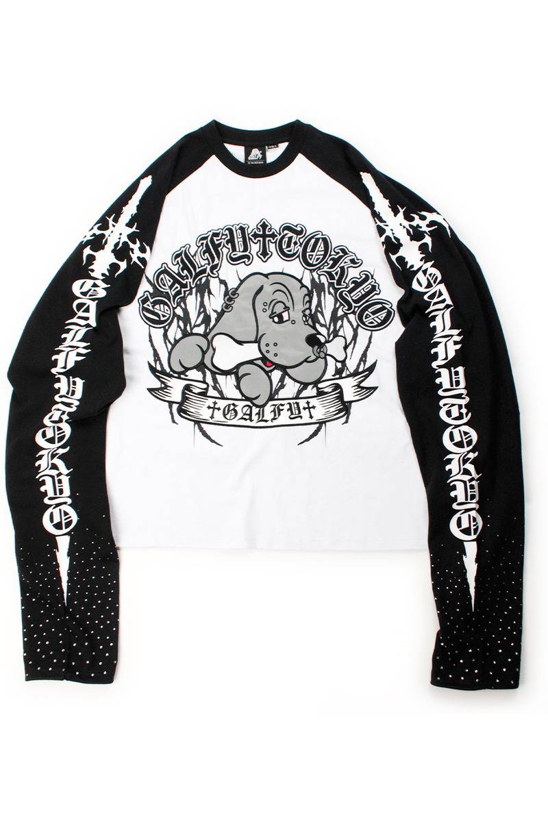 【予約商品】GALFY（ガルフィー）大萌袖ロンT厨二Ver - WHITE