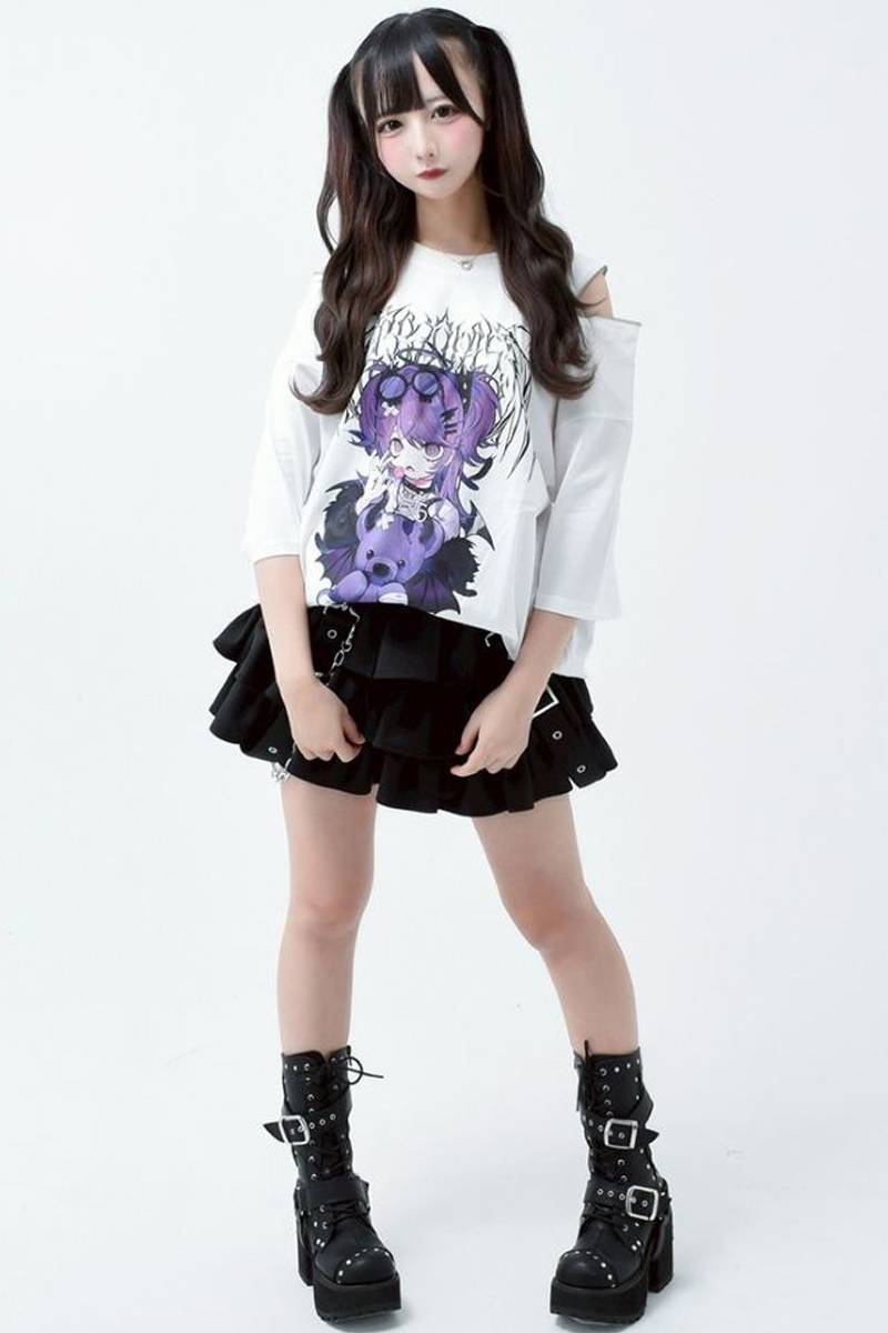 てぃら×TRAVAS TOKYO(トラバス・トーキョー) ZIPTシャツ (devil