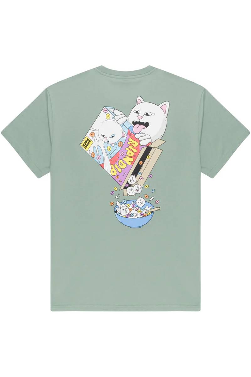 RIPNDIP (リップンディップ) RIPNDIP Nerm-O's T-Shirt - Dusty Sage