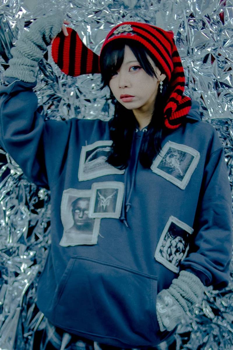 THE END(ジエンド) PATCH WORK HOODIE