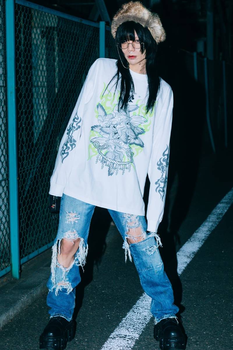 東京13零式(トウキョウイチサンゼロシキ) L/S T-Shirt 予兆 東京13零式(トウキョウイチサンゼロシキ) L/S T-Shirt 予兆