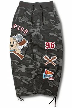 【予約商品】GALFY(ガルフィー)復活わんわん大学パンツ - Camo