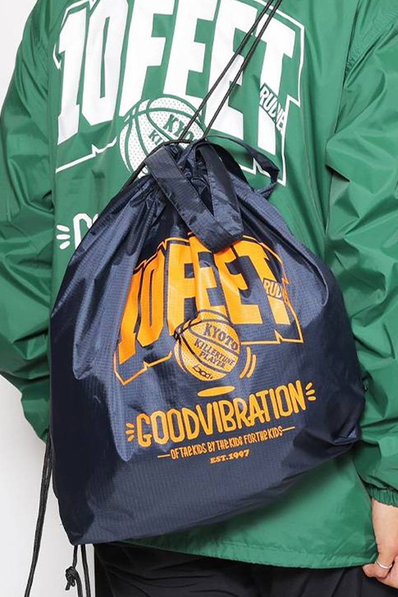 10-FEET x RUDIE'S(ルーディーズ) COLLABORATION 2024 GYMSACK - Navy