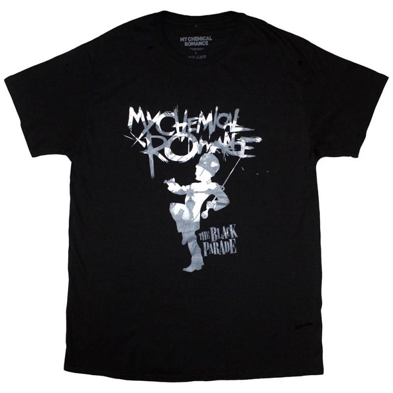 【予約商品】MY CHEMICAL ROMANCE バンドTシャツ ユニセックス: Clock Logo (Black)