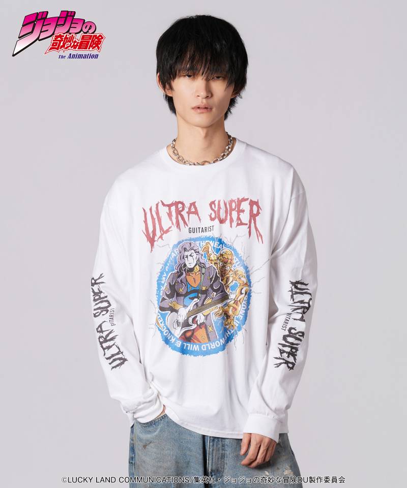 【予約商品】ジョジョの奇妙な冒険xglamb(グラム) Akira Otoishi's Stand Cutsew - White