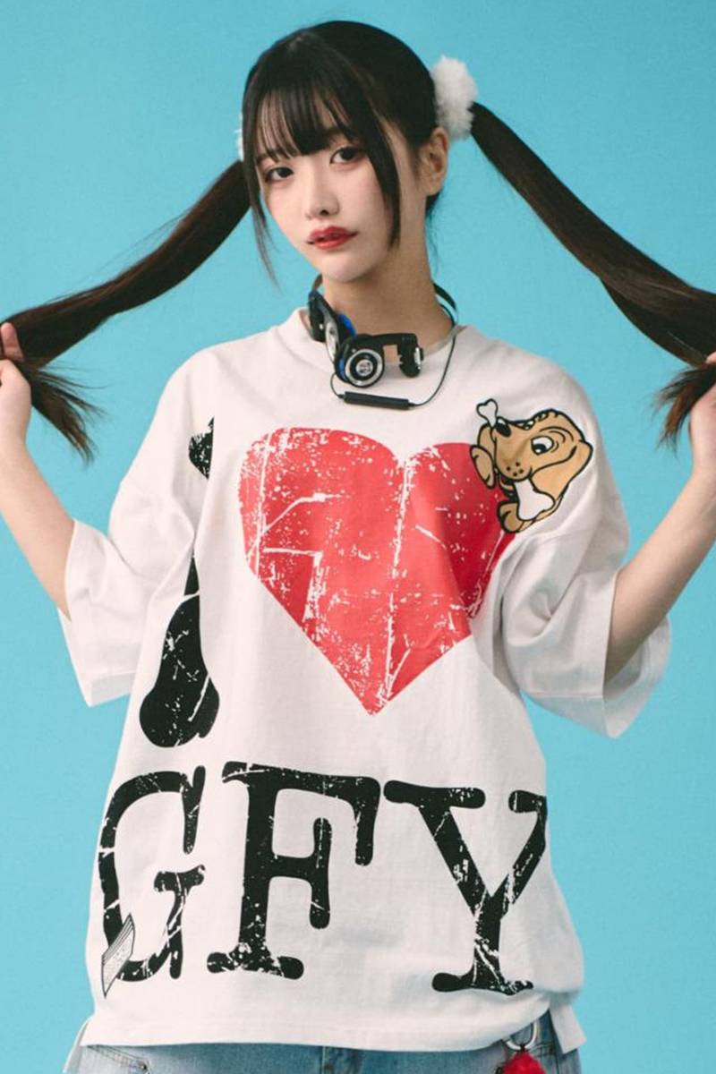 GALFY(ガルフィー) 愛犬家お土産 Tee WHITE