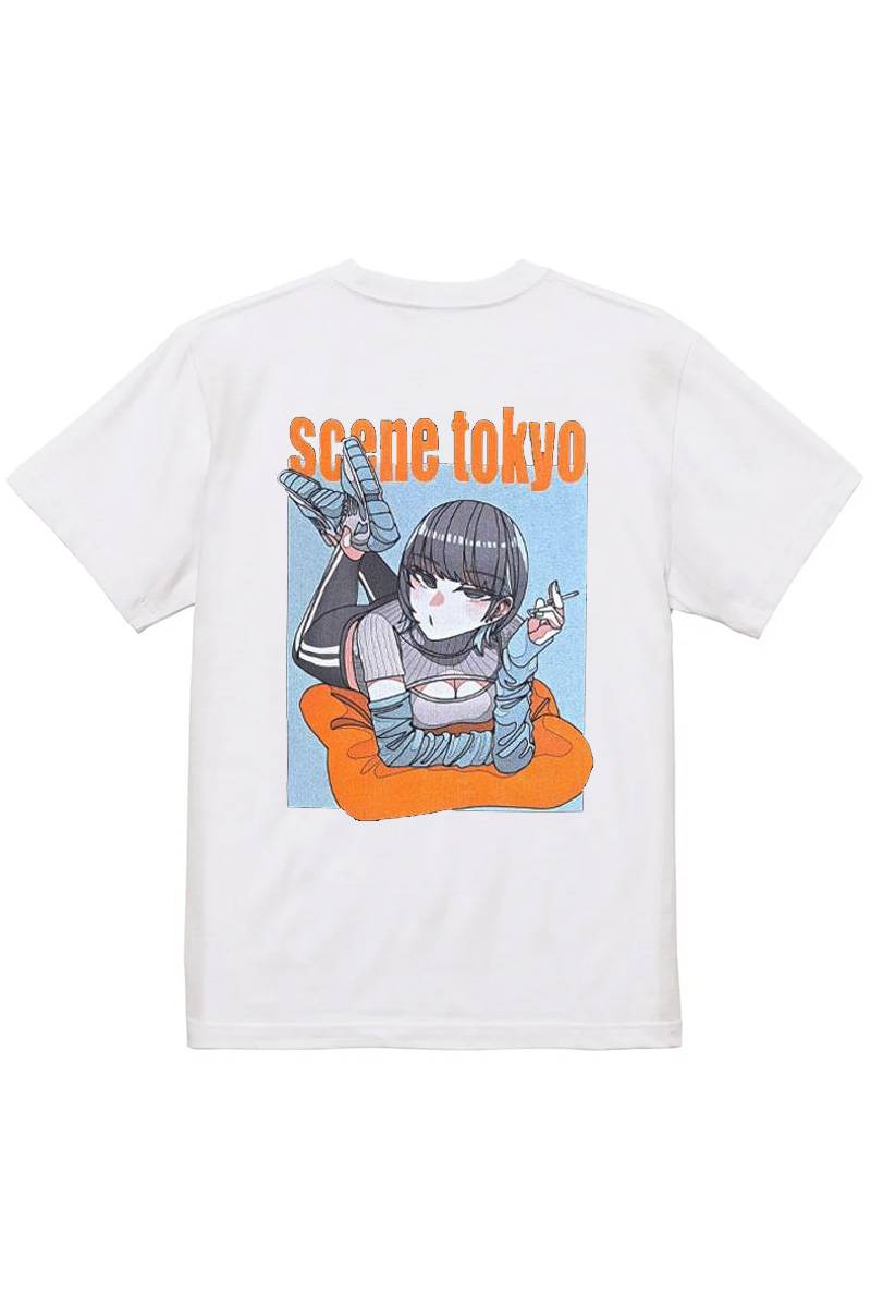 SCENE TOKYO (シーントウキョウ) movie girl tee - White