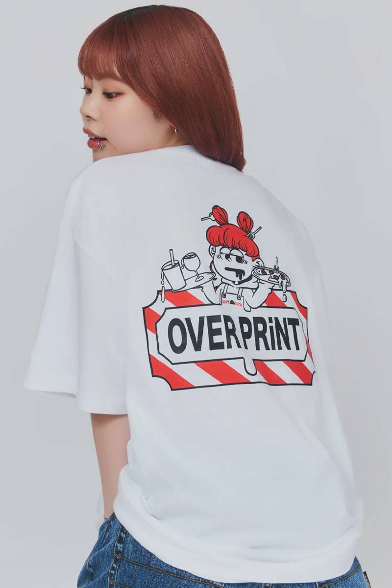 over print (オーバープリント) EVERYDAY Tee