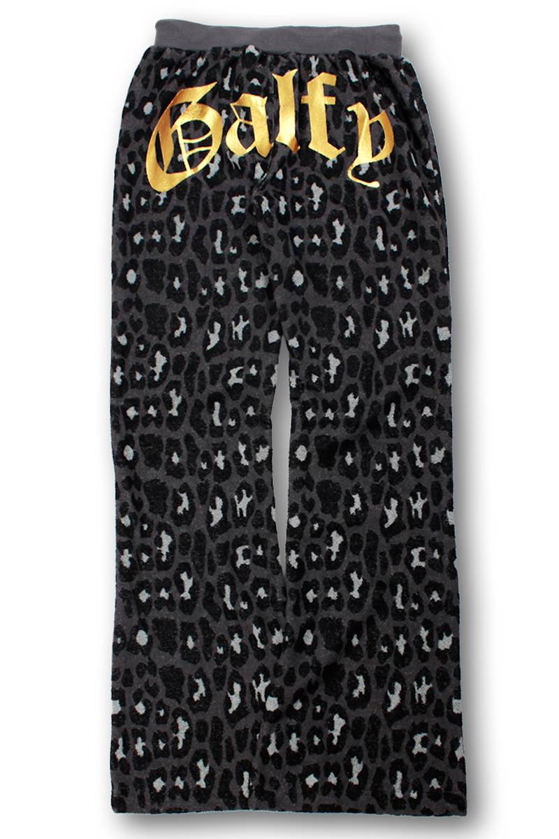 【予約商品】GALFY(ガルフィー) フユGAL 豹パンツ - Black Leopard