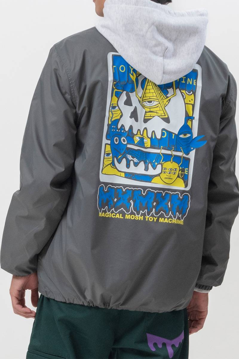TOY MACHINE x MxMxM “MAGICAL MOSH TOY MACHINE” COACH JKT - Gray