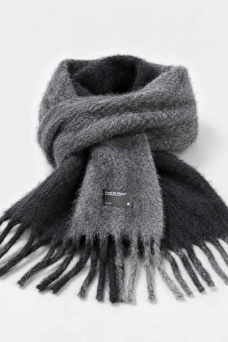 A Good Bad Influence(ア・グッド・バッド・インフルエンス) BYCOLOR SCARF - Black