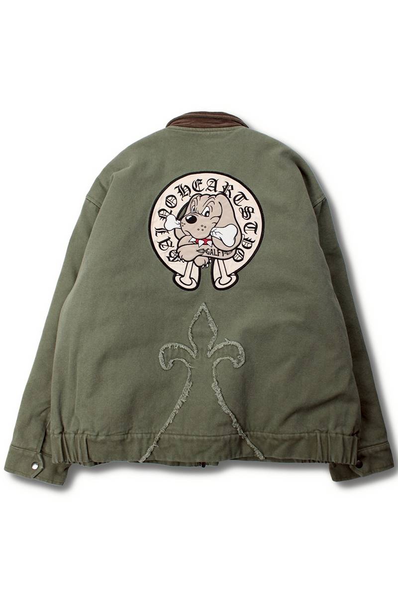【予約商品】GALFY(ガルフィー)百合の紋紋カバーオール - Khaki