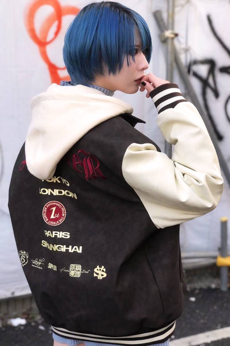 SUPPLIER (サプライヤー) 1st ANV. LEATHER VARSITY JACKET