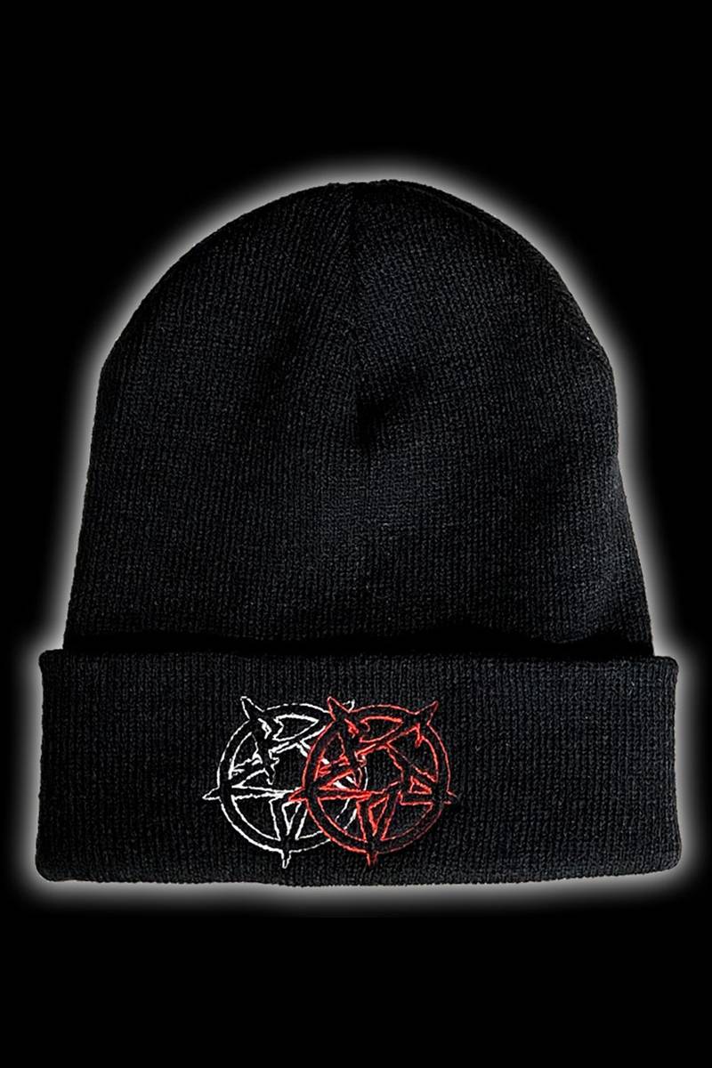 RIP DESIGN WORXX Evil Starニットキャップ ヴィヴィッドブラック