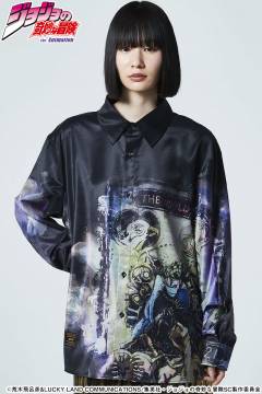【予約商品】ジョジョの奇妙な冒険xglamb(グラム) The World Shirt Black