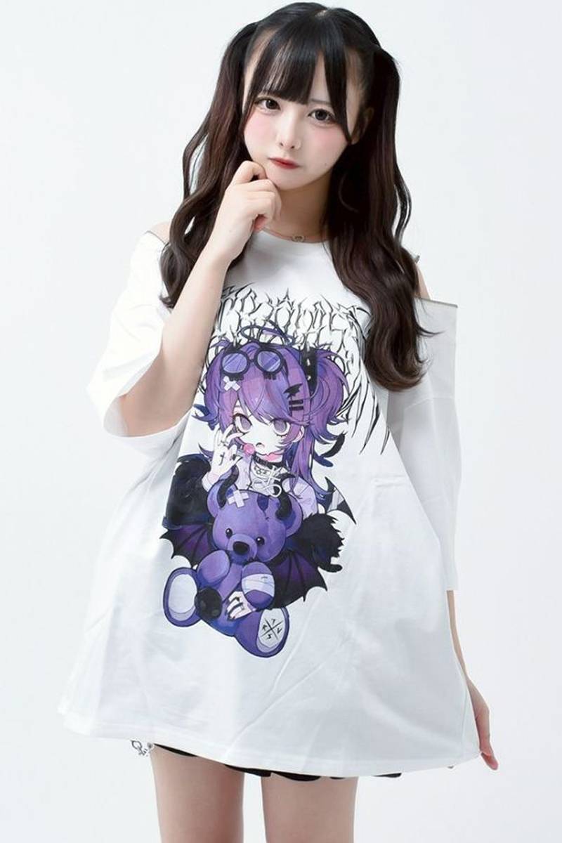 てぃら×TRAVAS TOKYO(トラバス・トーキョー) ZIPTシャツ (devil