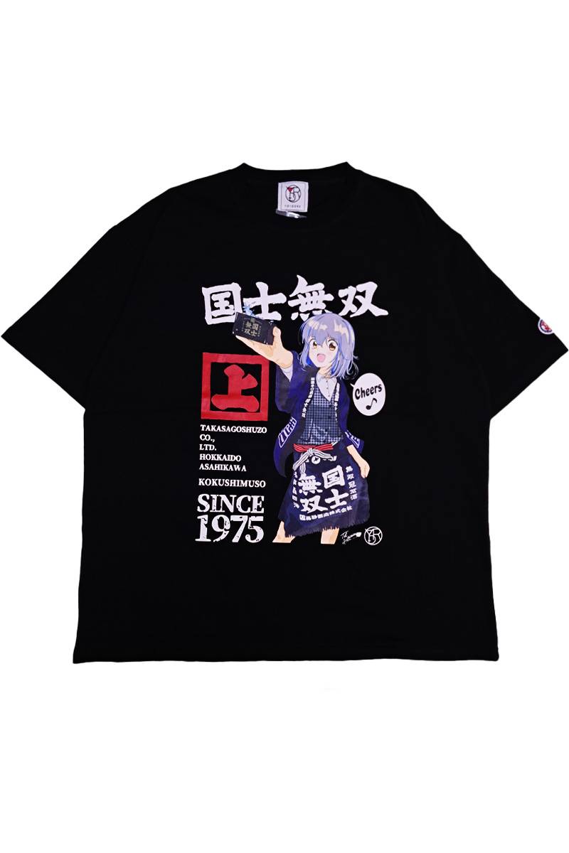 国士無双×YOIDORE(ヨイドレ) どれみちゃんTEE - Black
