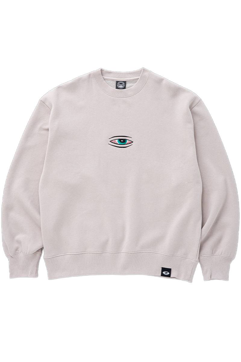 TOY MACHINE(トイマシーン) NO SCOOTER SWEAT CREW NECK - Sand