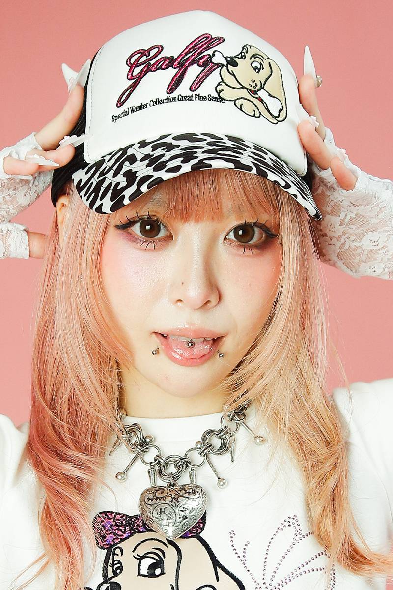 【予約商品】GALFY (ガルフィー) ギャルとギャル男のたしなみCAP - White