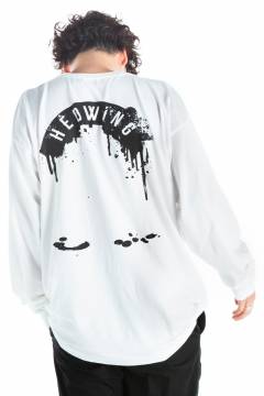 HEDWiNG Garment Dyed Longsleeve T-shirt White