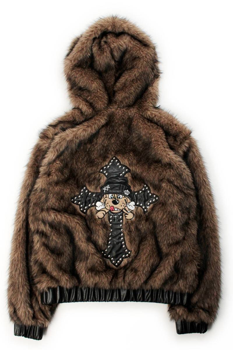 【予約商品】GALFY（ガルフィー）爆盛 FUR PK - BROWN