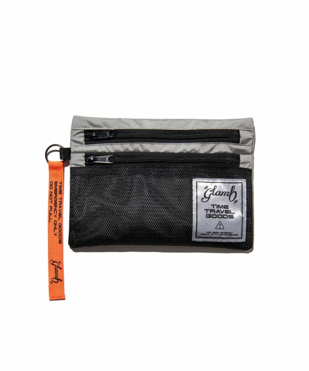 【予約商品】glamb(グラム)GB0225/AC06 : TIME TRAVELER Pouch - Gray