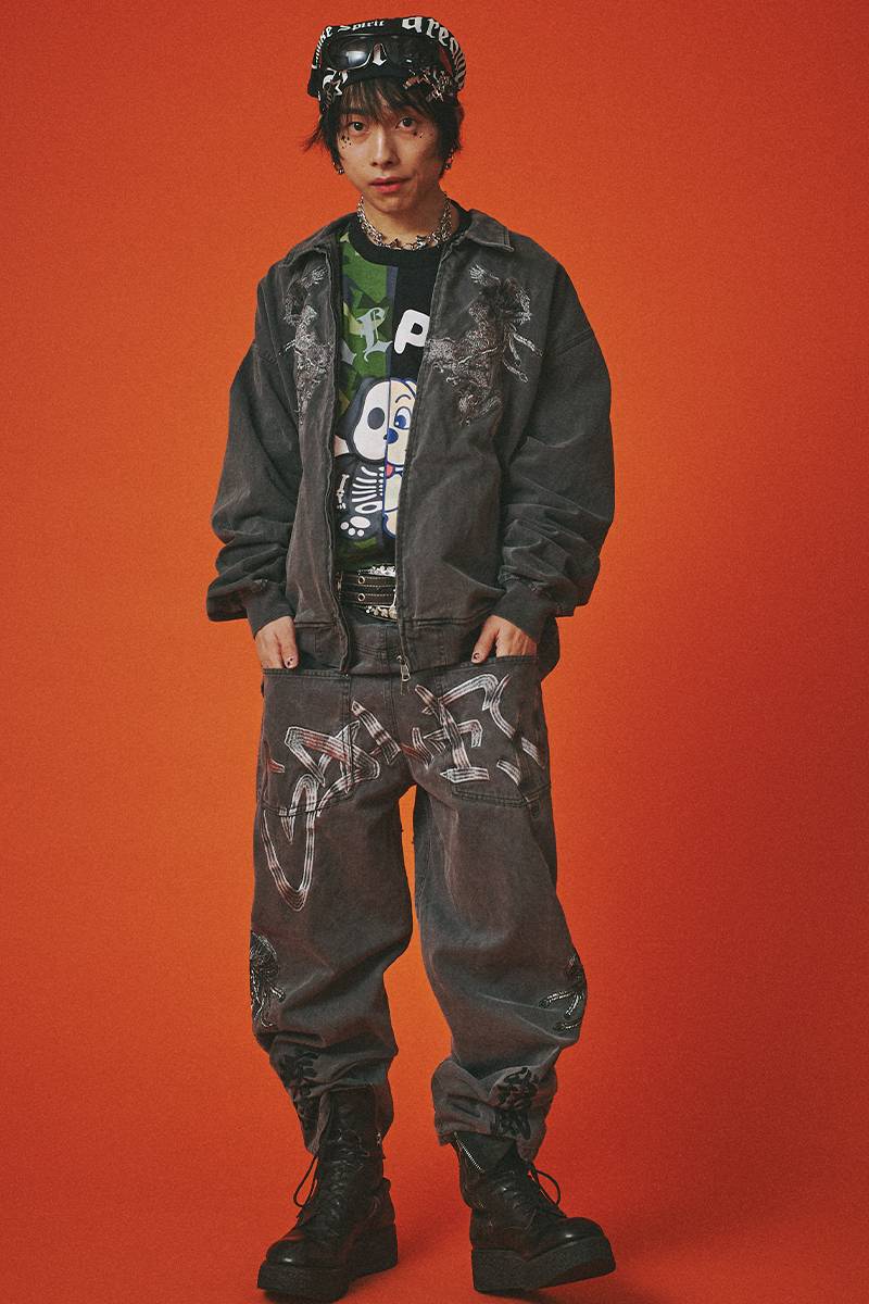 GALFY (ガルフィー)GALPEEゴーストロンTEE - Black×Camo