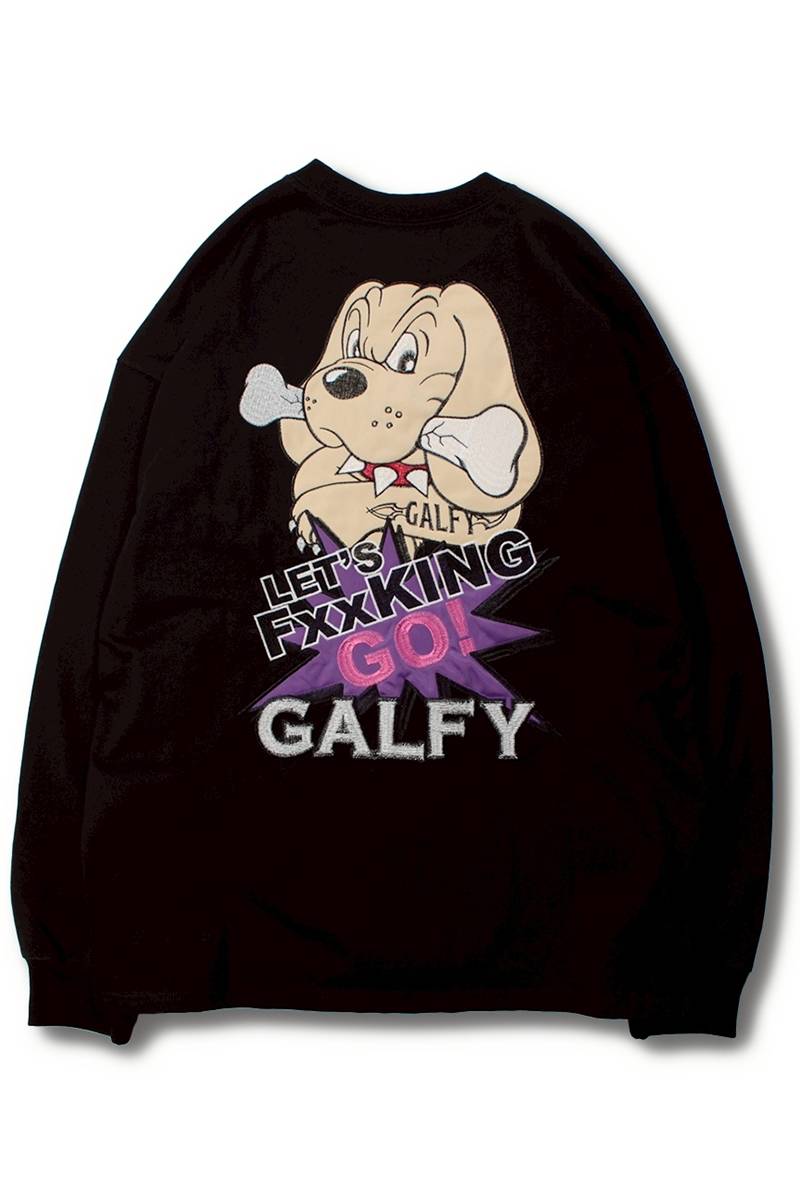 【予約商品】GALFY(ガルフィー)LFG!! ロンT - Black
