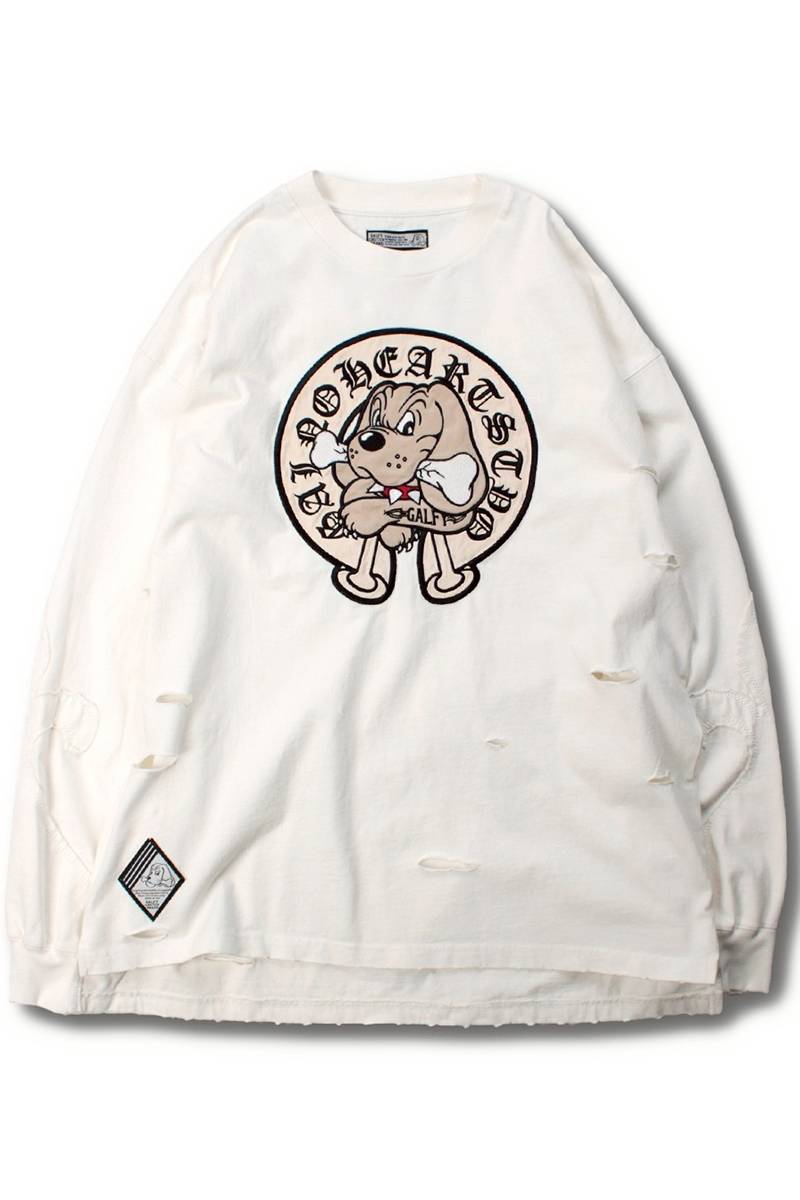 【予約商品】GALFY(ガルフィー)百合の紋紋ボロンTee - O.White