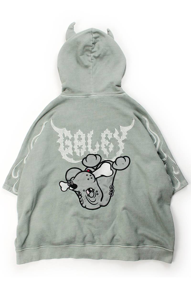 【予約商品】GALFY (ガルフィー) 骨が見えしドルマン - L.Gray
