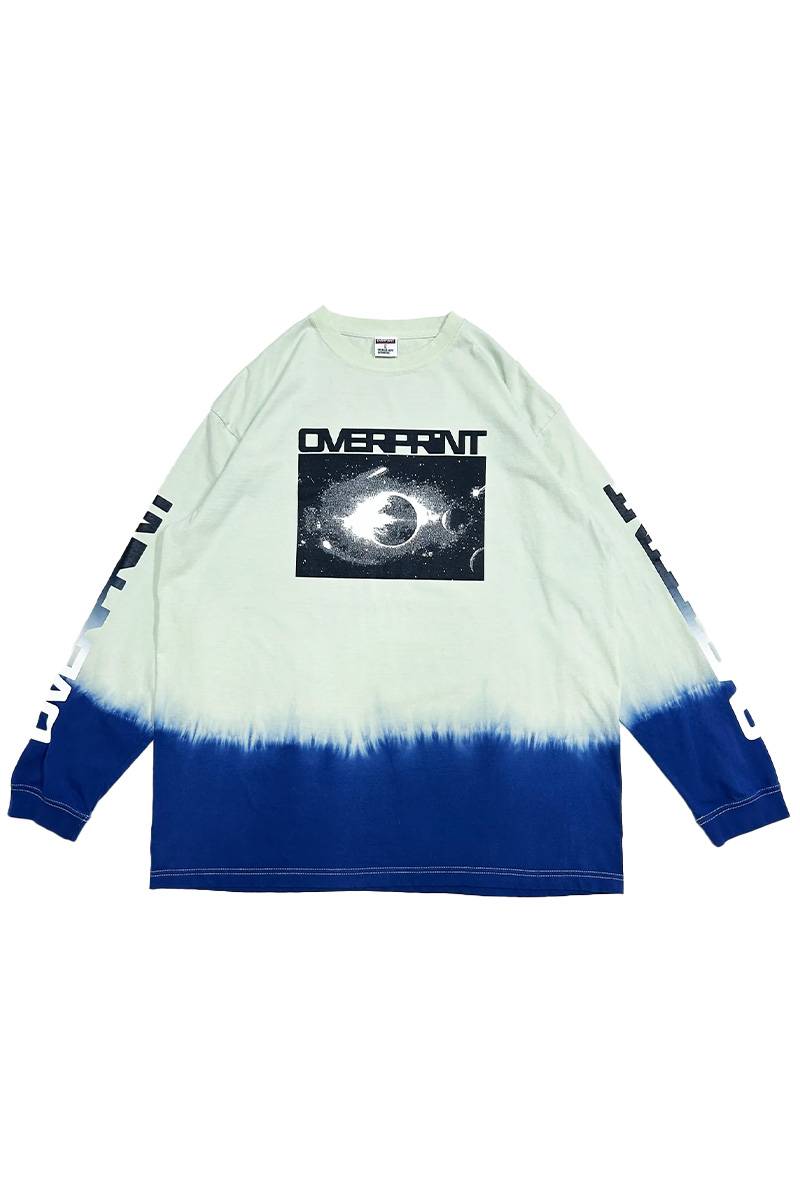 over print (オーバープリント) SPACE DYE LS Tee - Mint