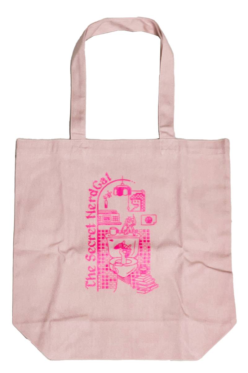 ナードギャルるんるん ネオ便所飯 tote bag
