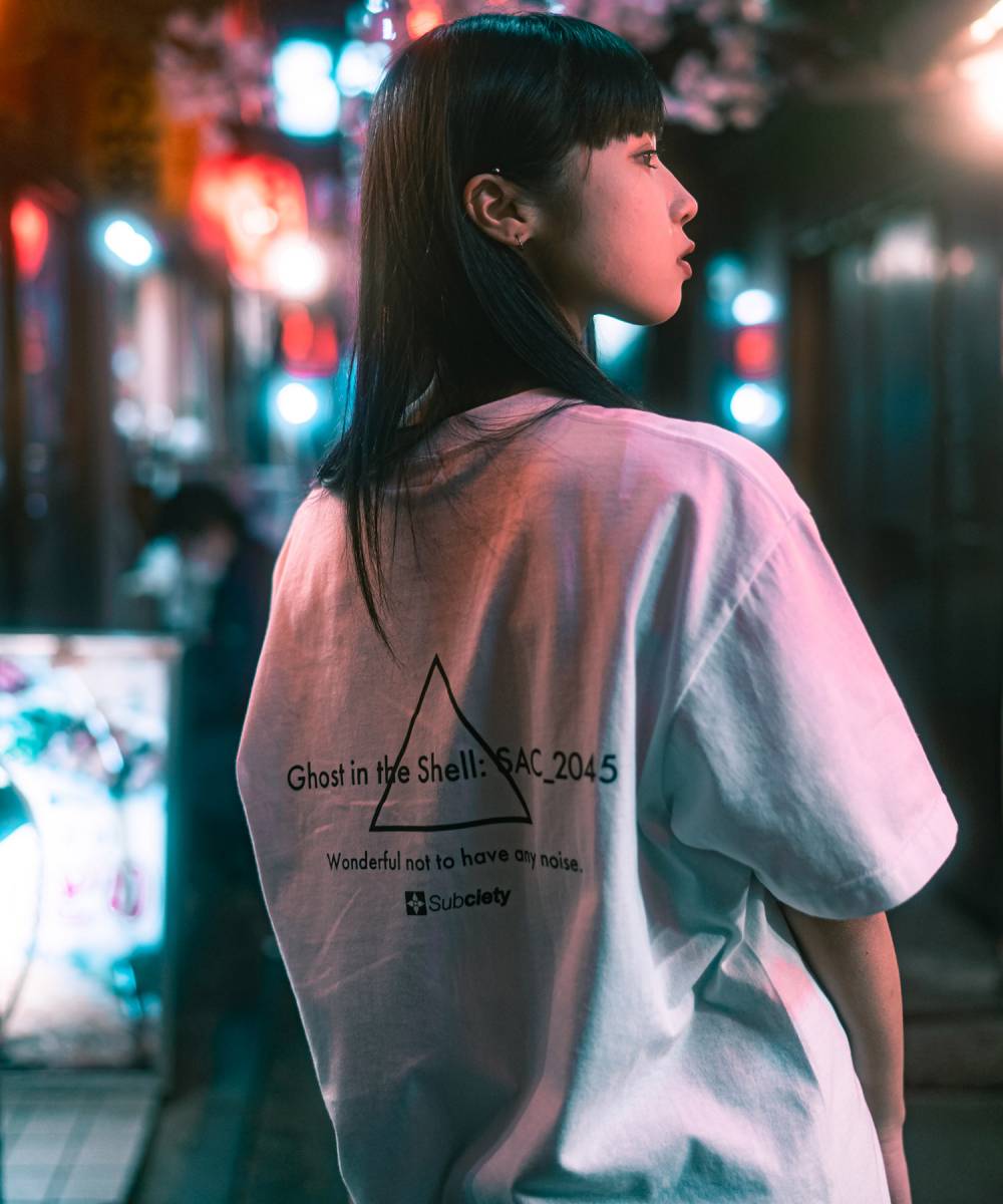 Subcietyx攻殻機動隊SAC_2045 Ghost in the Subciety S/S WHITE