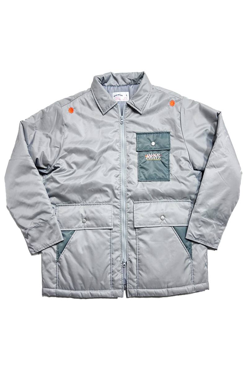 over print (オーバープリント) Work Jacket GRAY