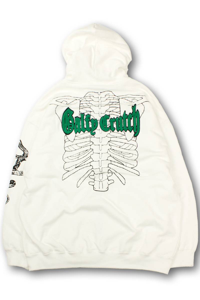 GALFY(ガルフィー) ドライボーンズパーカー - WHITE / ロック GALFY(ガルフィー) ドライボーンズパーカー - WHITE / ロック