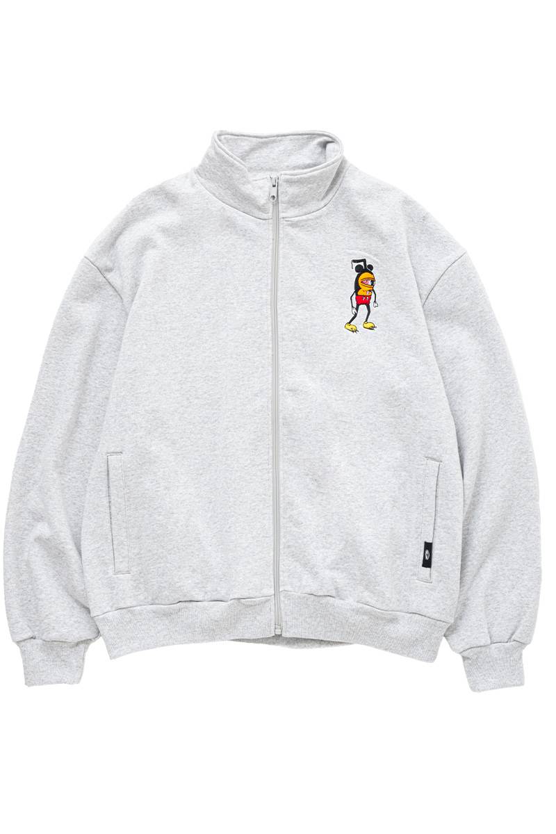 TOY MACHINE (トイマシーン) (HEAVY WEIGHT) MOUSEKATER SWEAT TRACK JACKET - Ash