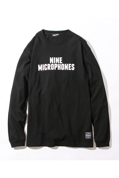 NineMicrophones PROMOTION L/S BLACK