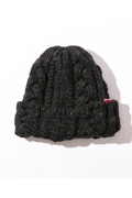 NineMicrophones KNIT CAP BLACK