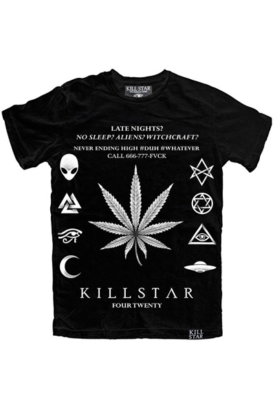 KILL STAR CLOTHING 420 T-SHIRT [B]