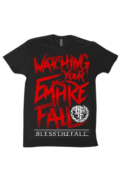BLESS THE FALL Lyric Black T-Shirt